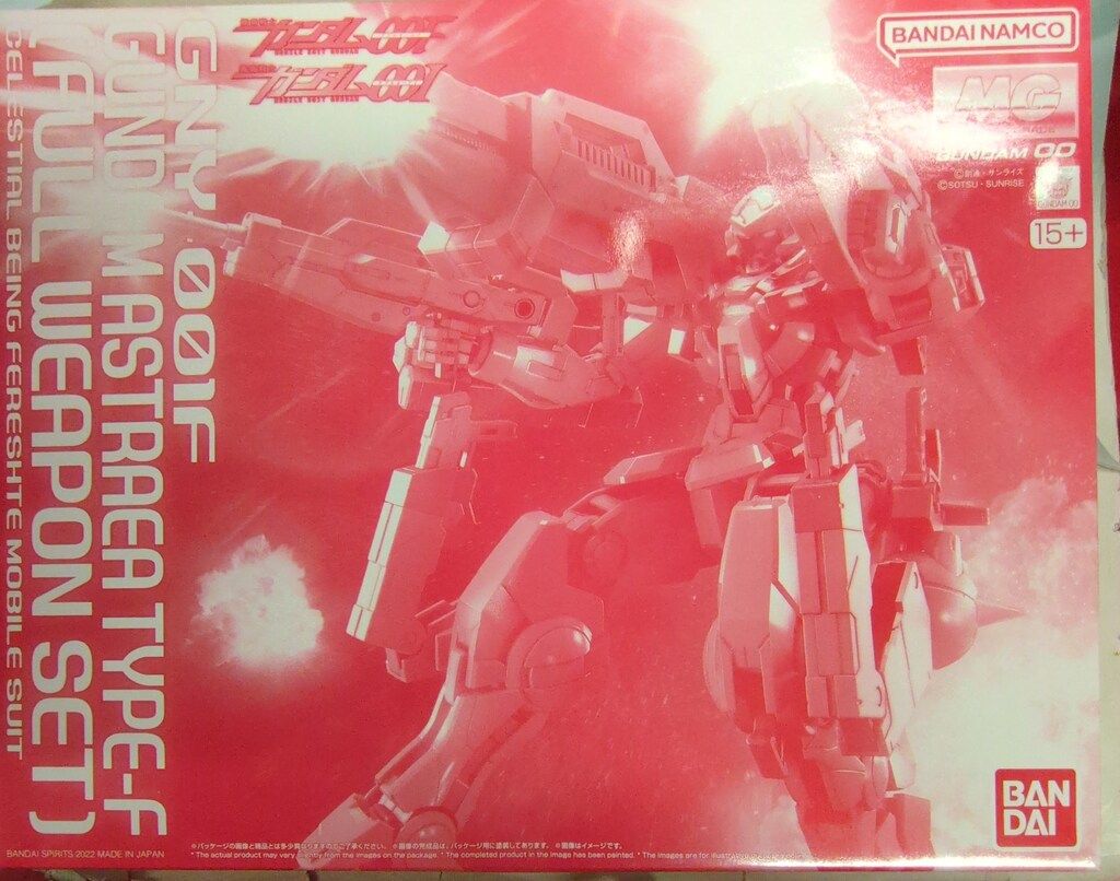 BANDAI SPIRITS MG 1/100 バンダイナムコ版 ガンダムアストレア TYPE-F(フルウェポンセット)　機動戦士ガンダム00F