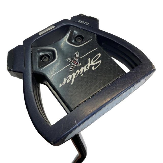 【中古】 テーラーメイド Spider X BLUE/WHITE シングルベンド 34インチ パター PT スチール(ブラック) (フレックスその他) メンズ 男性用 右利き 右用 Dランク ゴルフクラブ