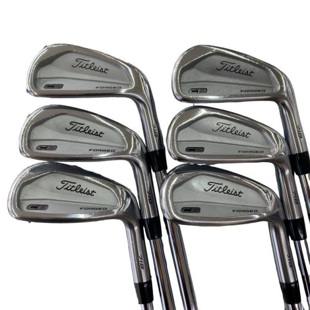 【中古】 タイトリスト Titleist CB 718 6S アイアンセット IR 純正特注シャフト (フレックスX) メンズ 男性用 右利き 右用 Cランク ゴルフクラブ