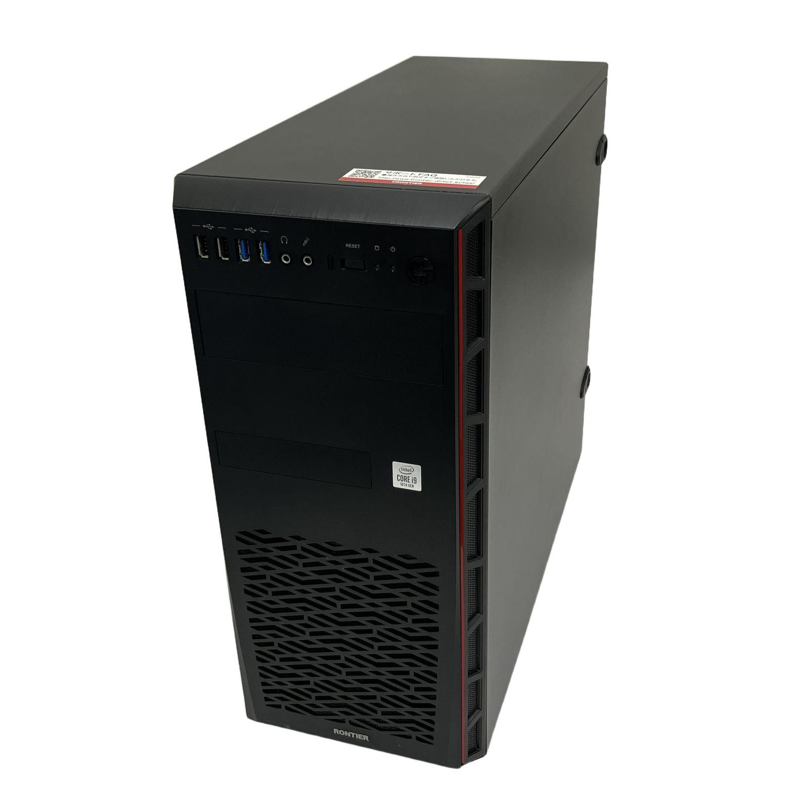 インバースネット FRONTIER デスクトップ PC 32GB HDD 3TB SSD 1TB GeForce RTX 3080 10GB Core i9 10900F 2.80GHz Windows 11 Home 中古 T11287567