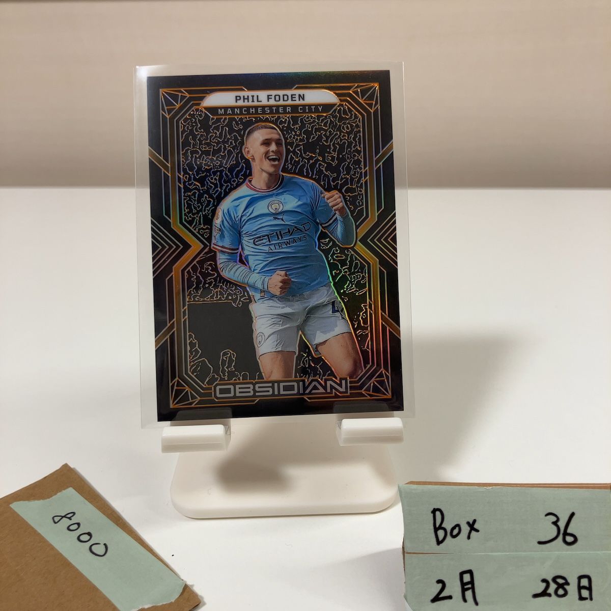 2022-23 Panini Phil Foden 30/40 Manchester City Obsidian カード