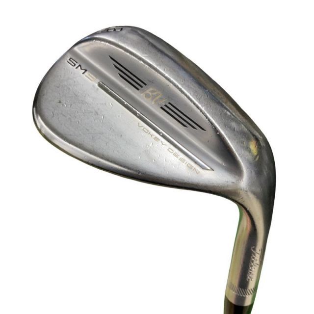【中古】 タイトリスト VOKEY SPIN MILLED SM9 ツアークロム 58°/08°M ウェッジ WG 純正特注シャフト (フレックスS) メンズ 男性用 右利き 右用 Dランク ゴルフクラブ