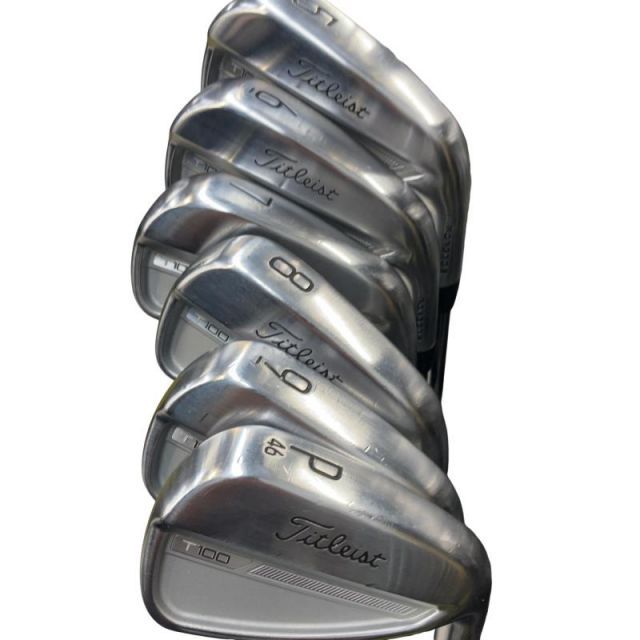 【中古】 タイトリスト Titleist T100(2023) 6S アイアンセット IR NS PRO MODUS3 TOUR115 (フレックスS) メンズ 男性用 右利き 右用 Cランク ゴルフクラブ