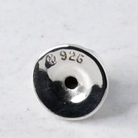 研磨済】 JUSTIN DAVIS シルバー ストーン ピアス 片耳 K18 silver925