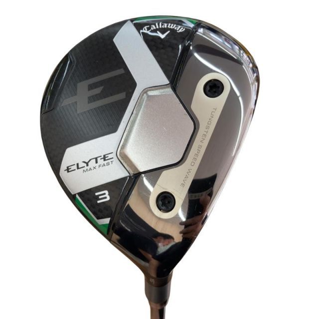 【中古】 キャロウェイ ELYTE MAX FAST 3W フェアウェイウッド FW LIN-Q GREEN 40 for CW(ELYTE FW) (フレックスSR) メンズ 男性用 右利き 右用 Cランク ゴルフクラブ