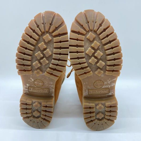 【中古】Timberland 6インチ プレミアムブーツ ブラウン サイズ7W(25cm相当) A17YC ティンバーランド[24]