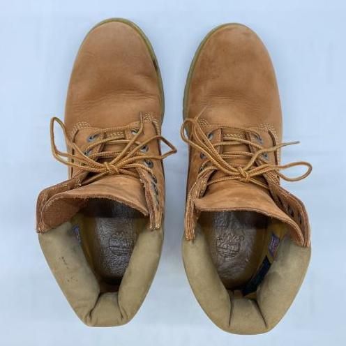 【中古】Timberland 6インチ プレミアムブーツ ブラウン サイズ7W(25cm相当) A17YC ティンバーランド[24]