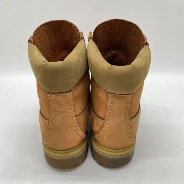 【中古】Timberland 6インチ プレミアムブーツ ブラウン サイズ7W(25cm相当) A17YC ティンバーランド[24]
