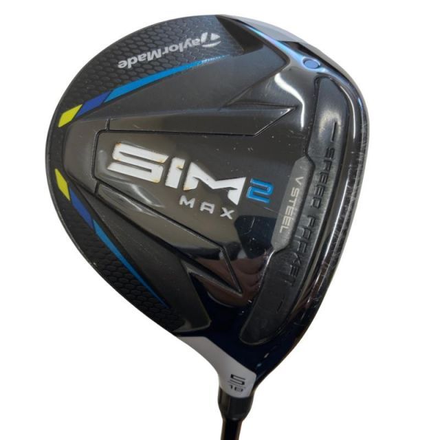 【中古】 テーラーメイド SIM2 MAX 5W フェアウェイウッド FW TENSEI BLUE TM50(SIM2 FW) (フレックスS) メンズ 男性用 右利き 右用 Cランク ゴルフクラブ