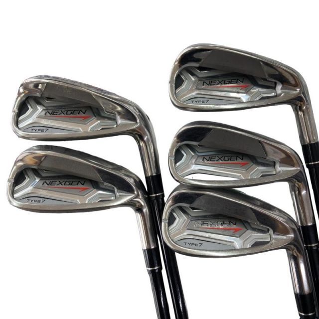 【中古】 ゴルフパートナー NEXGEN(2019) 5S アイアンセット IR NEXGEN E.I.F(BK) JI-895-8 (フレックスその他) メンズ 男性用 右利き 右用 Cランク ゴルフクラブ