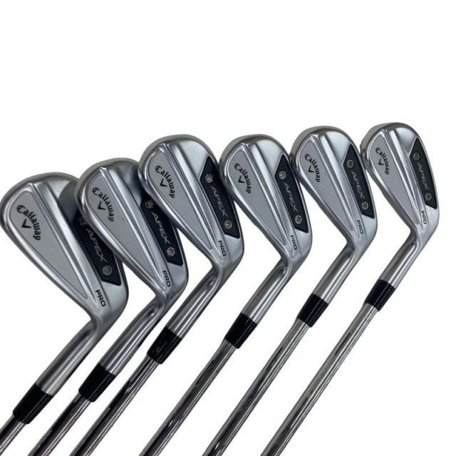 【中古】 キャロウェイ APEX PRO(2024) 6S アイアンセット IR NS PRO MODUS3 TOUR105 (フレックスS) メンズ 男性用 右利き 右用 Bランク ゴルフクラブ