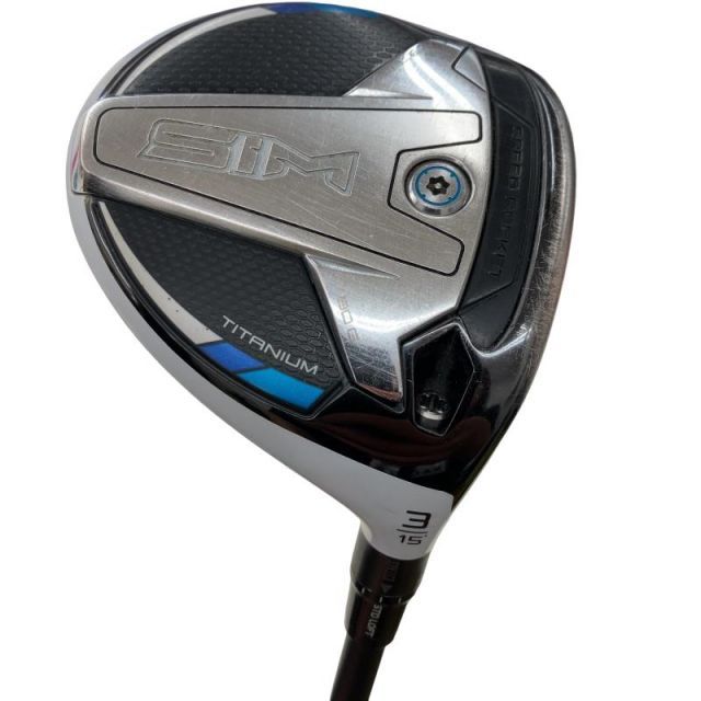 【中古】 テーラーメイド SIM 3W フェアウェイウッド FW 純正特注シャフト (フレックスS) メンズ 男性用 右利き 右用 Cランク ゴルフクラブ