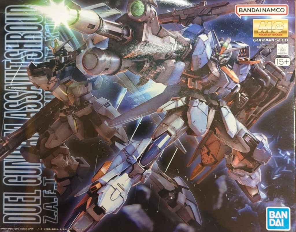 BANDAI SPIRITS MG 1/100 バンダイナムコ版 デュエルガンダム アサルトシュラウド/15+表記　機動戦士ガンダムSEED