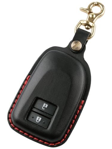 [ユサブル] ハイエース キーケース キーカバー 高級本革 イタリアンレザー ブッテーロ HIACE 200系 4型 5型 6型 7型 8型 ハイエースバン スーパーGL ハイエースワゴン レジアスエース 200系(2ボタン ブラック)(沖縄 91579ee3