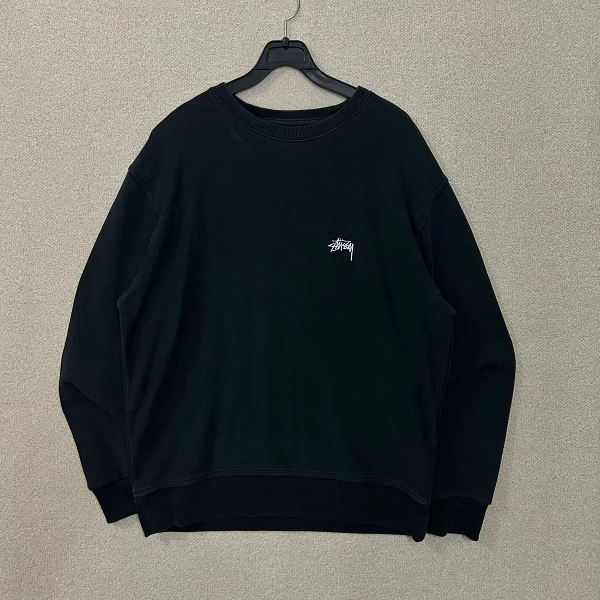(S) STUSSY ステューシー ストックロゴ ラウンド スウェット