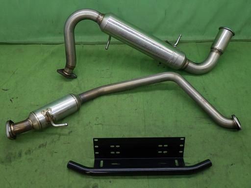 【中古】ジムニー フジツボマフラー バンパーガード セット