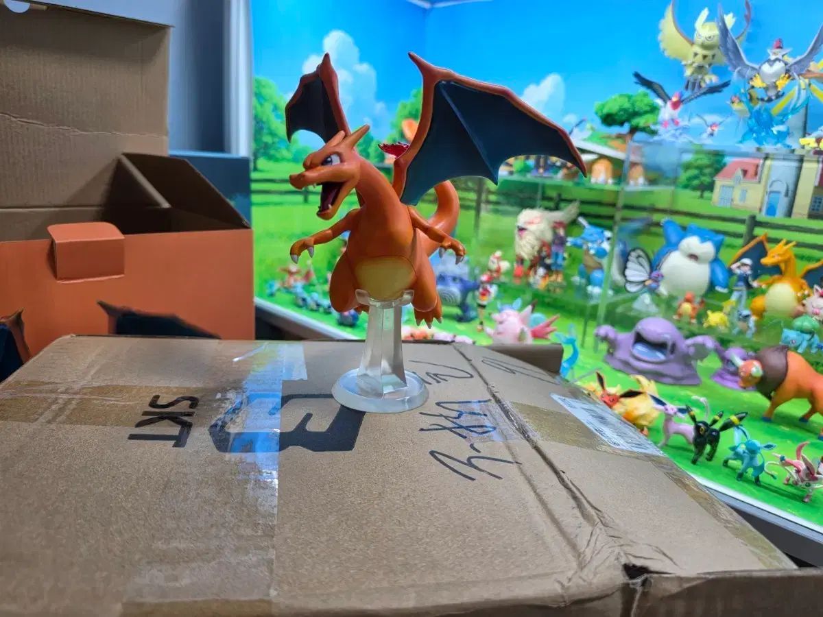 ポケットモンスター レジン スケールワールド skt リザードン フィギュア
