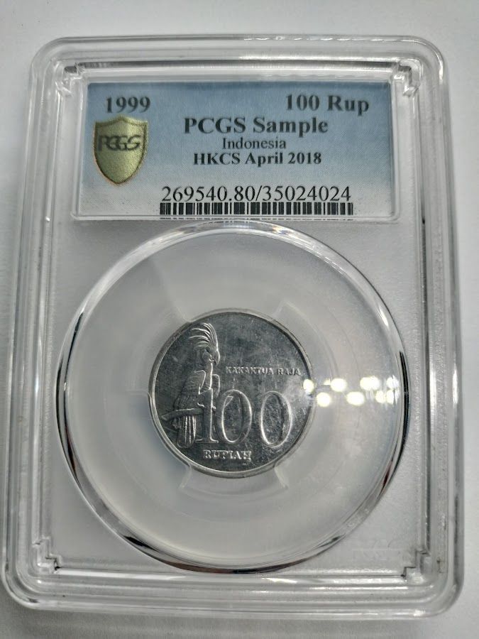 PCGS Sample Indonesia HKCF 1999年 インドネシア 100Rup