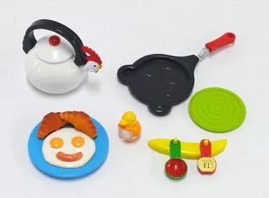 【中古】食玩 トレーディングフィギュア 3.おはようモーニングセット 「ミニコレ ポップンツール ～ときめきキッチン～」