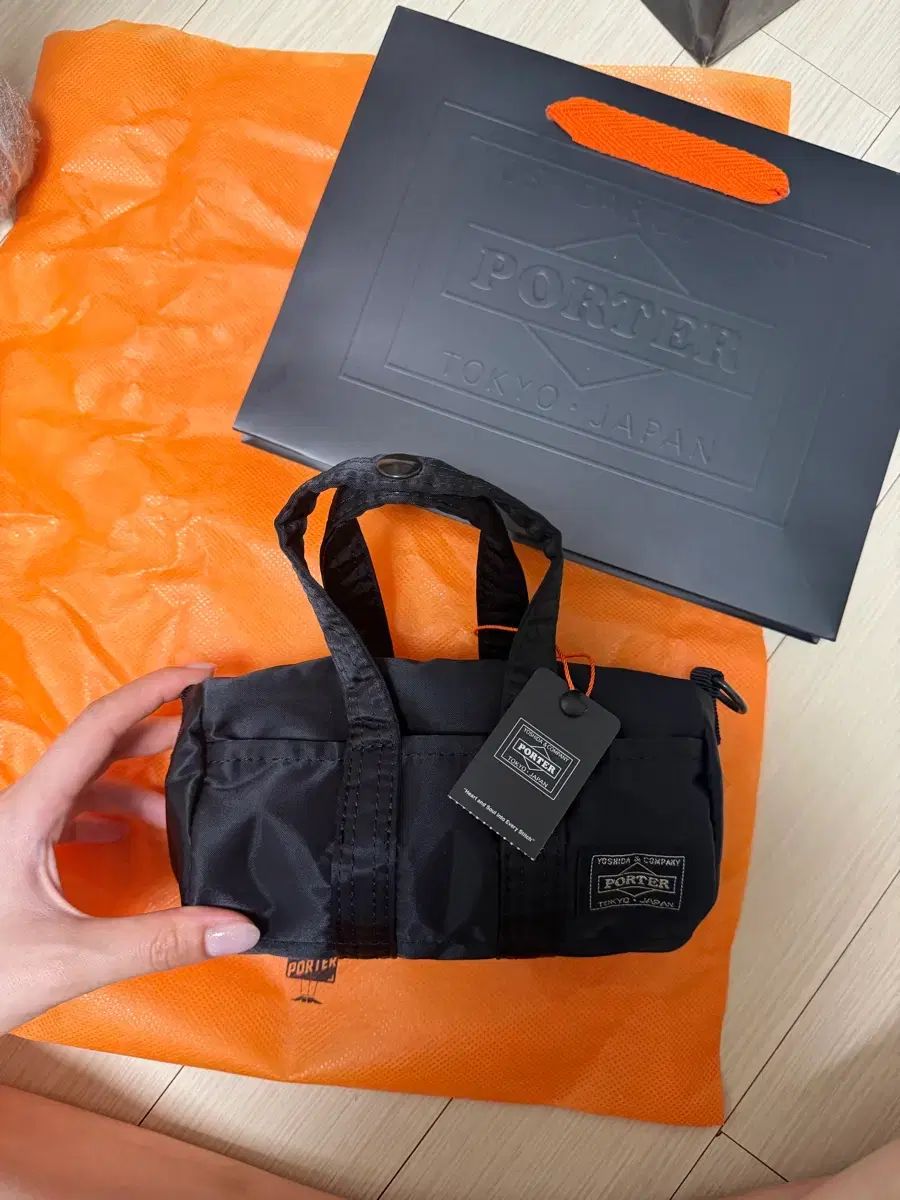 ポーター ボストンバッグ ミニ ブラック(新品)