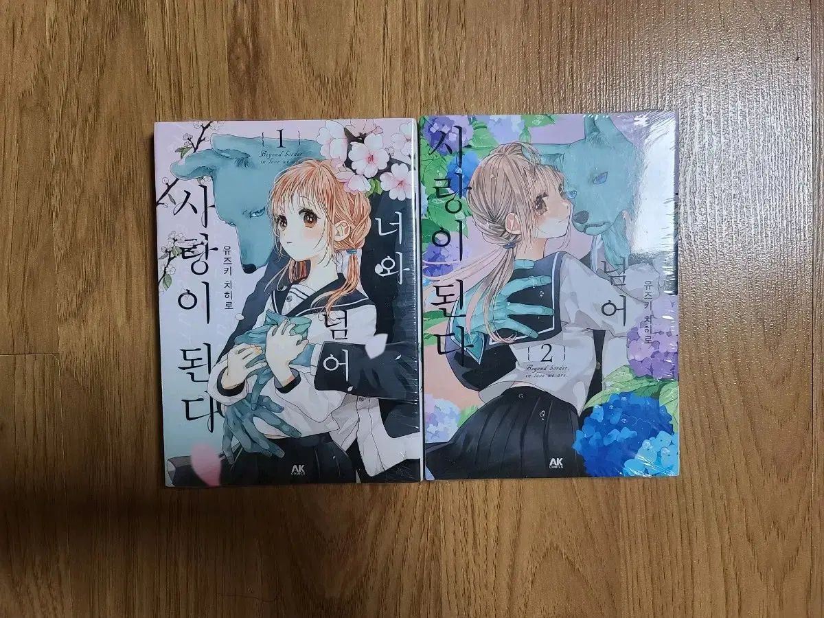 君と 넘어 愛が なる 1 2 オール初版 未開封