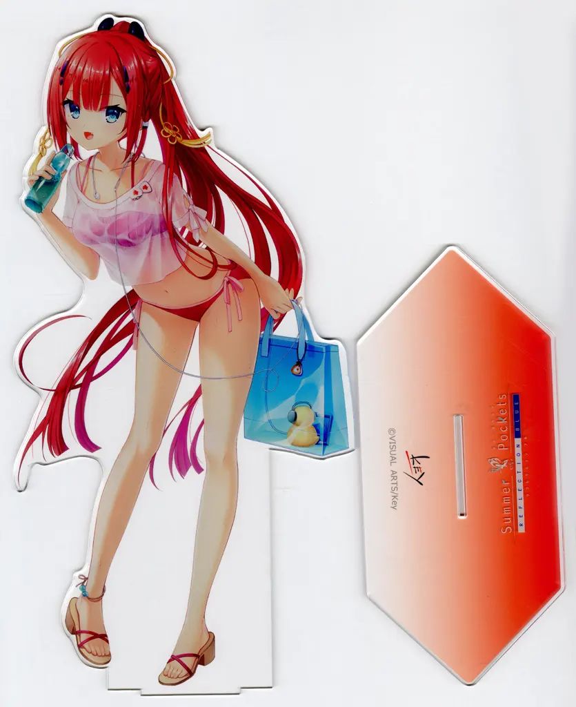 【中古】アクリルスタンド・アクリルパネル 神山識 2024ver. BIGアクリルスタンド 「Summer Pockets REFLECTION BLUE」 ビジュアルアーツ夏フェス2024