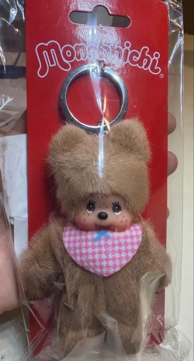 ヨーロッパ モンチッチ クマチチ キーホルダー 新品