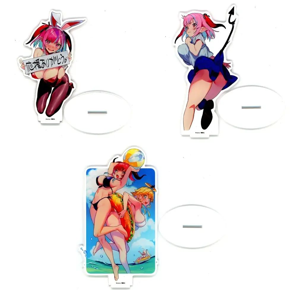 【中古】アクリルスタンド・アクリルパネル 全3種セット キャラアクリルフィギュア 「eeoくじ カナン様はあくまでチョロい」 B賞