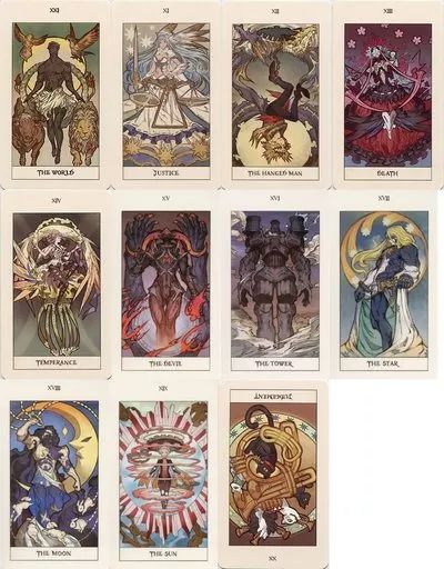 【中古】キャラカード(キャラクター) 全11種セット 「GRANBLUE FANTASY-グランブルーファンタジー- グラブルフェス2018 アーカルムの転世 タロットカード」
