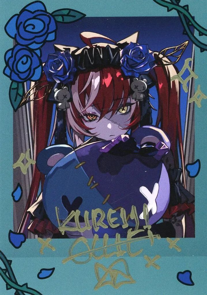 中古】キャラカード クレイジー・オリー 直筆サイン入りLAM描き下ろし