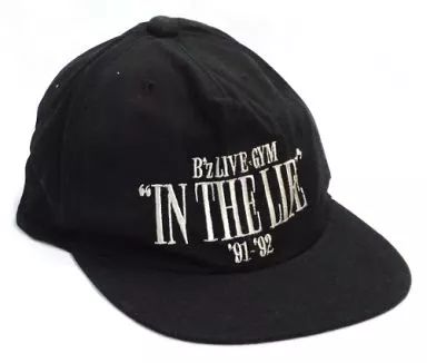 【中古】帽子(男性アイドル) B’z キャップ(ブラック) 「B’z LIVE-GYM ’91~’92”IN THE LIFE”」