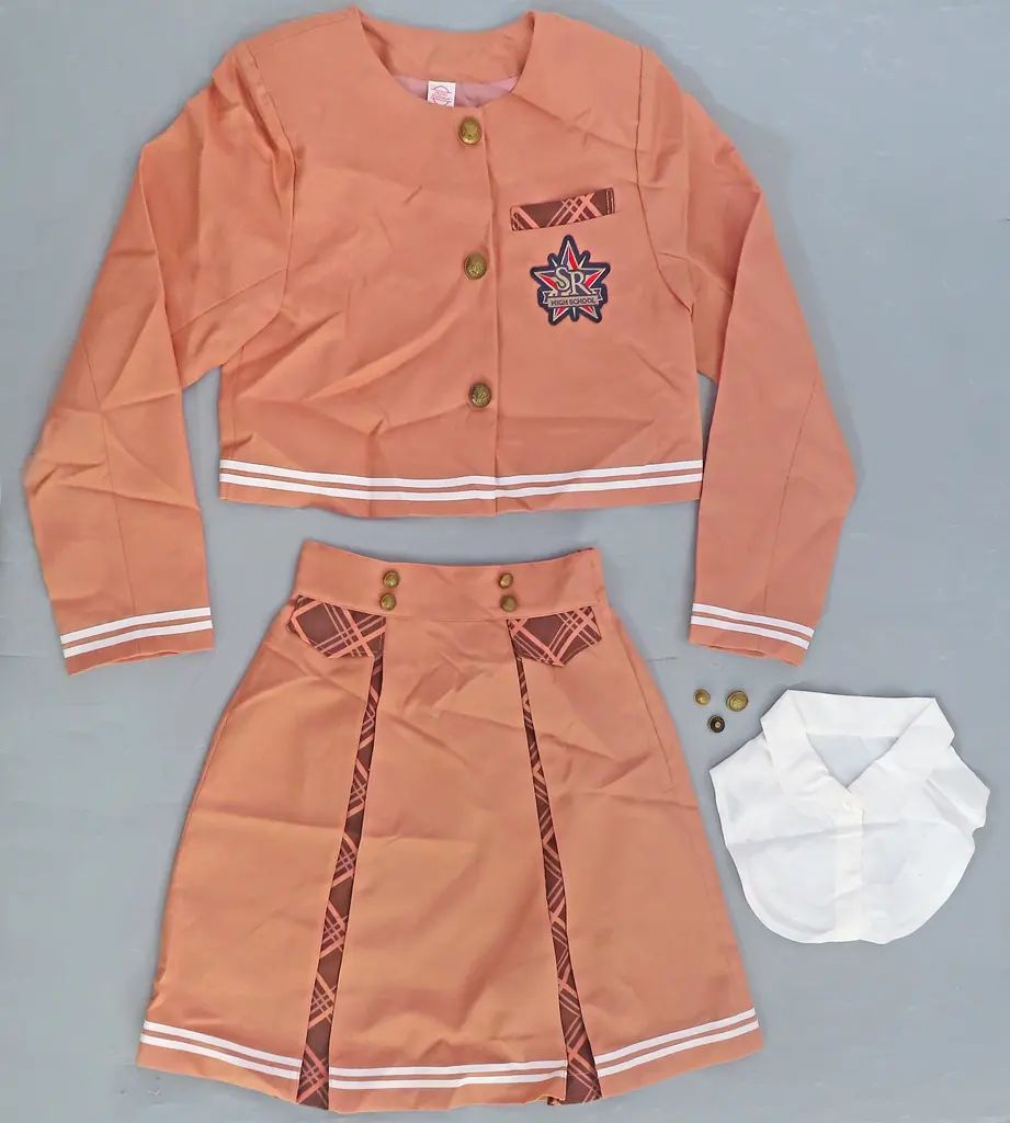 【中古】コスプレ衣装 私立星礼高等学校制服 ブラウン Lサイズ 「アイカツプラネット!」