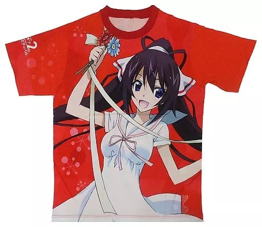 【中古】Tシャツ(キャラクター) 篠ノ之箒 フルグラフィックTシャツ レッド Lサイズ 「IS＜インフィニット・ストラトス＞2 ワンオフ・フェスティバル2」