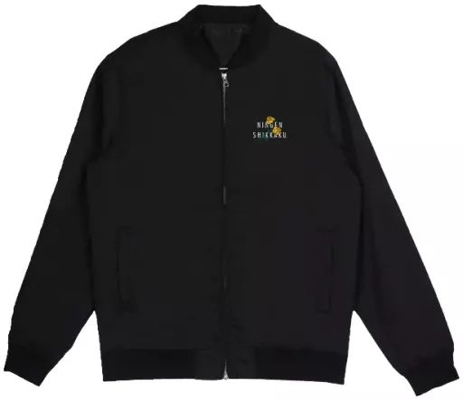 【中古】アウターウェア 太宰治(冬服ver.) 描き下ろしイラスト スタジアムジャケット ブラック ユニセックスMサイズ 「文豪ストレイドッグス」