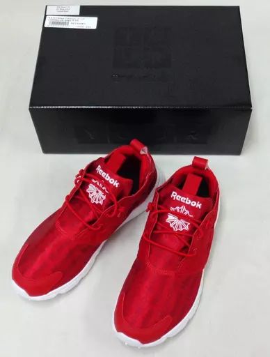 【中古】シューズ(女性アイドル) 百田夏菜子(ももいろクローバーZ) ももクロ×Reebok CLASSICスペシャルスニーカー(レッド) 26.5cm 「ももクロ ポシュレの玉手箱だZ」