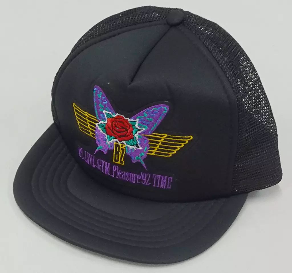 【中古】帽子 B’z キャップ 「B’z LIVE GYM Pleasure’92 TIME」