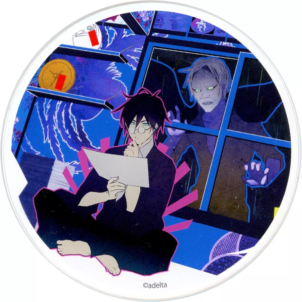 【中古】マグカップ・湯のみ 玉森＆能面の男 アクリルコースター 「古書店街の橋姫×Gratte animatecafe」 メニュー注文有償特典