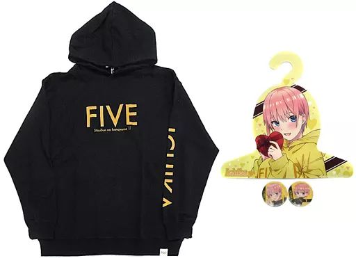 衣類 中野一花 FIVEパーカー(キャラハンガー＆缶バッジ2個付き