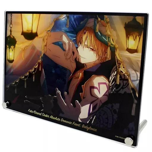 【中古】雑貨 キャスター/ギルガメッシュ ビジュアルアクリルプレート 「Fate/Grand Order -絶対魔獣戦線バビロニア-」
