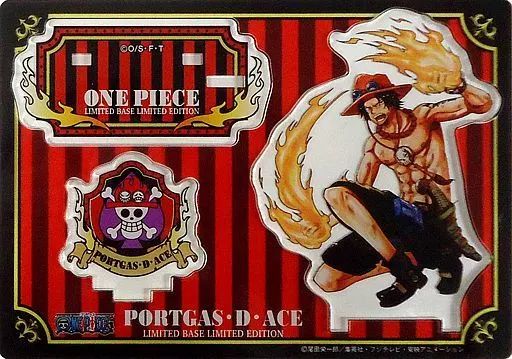 【中古】アクリルスタンド・アクリルパネル ポートガス・D・エース アクリルスタンド 「ワンピース」 エースショップin池袋P’PARCO限定