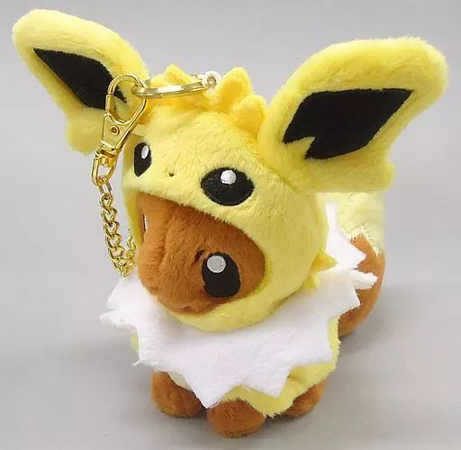 【中古】キーホルダー・マスコット(キャラクター) イーブイ(サンダース) マスコット ポンチョシリーズ 「ポケットモンスター」 ポケモンセンター限定