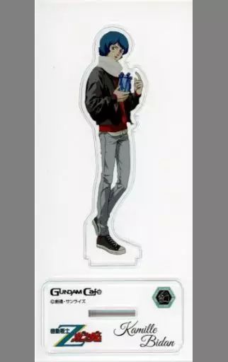 【中古】アクリルスタンド・アクリルパネル カミーユ・ビダン(機動戦士Zガンダム) MODEL SHEET AS オムニバスvol.1 クリスマス アクリルスタンド 「GUNDAM Cafe Christmas Party 2021 ～Present Night