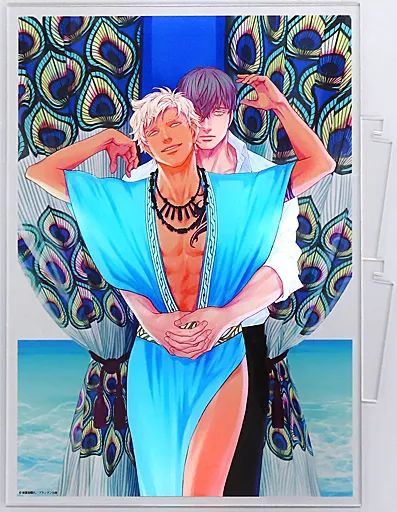 【中古】アクリルスタンド・アクリルパネル 座裏屋蘭丸イラスト アクリルプレート(サイン無しver.) 「シャングリラの鳥」