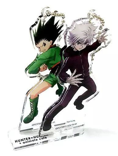 【中古】キーホルダー・マスコット(キャラクター) ゴン＆キルア BIGアクリルスタンドキーホルダー 「HUNTER×HUNTER×animatecafe 第3弾 幻影旅団編part2」