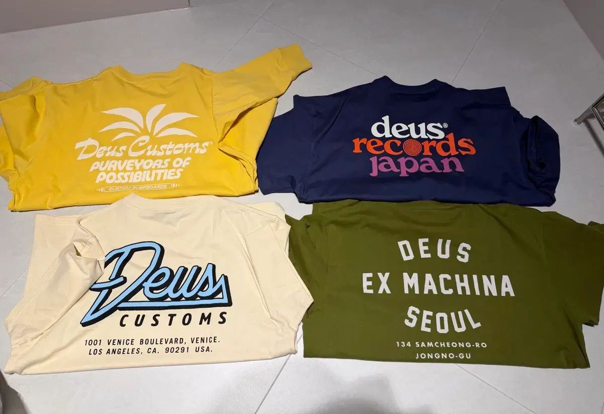 DEUS Tシャツ まとめ 出品 (全て XL)