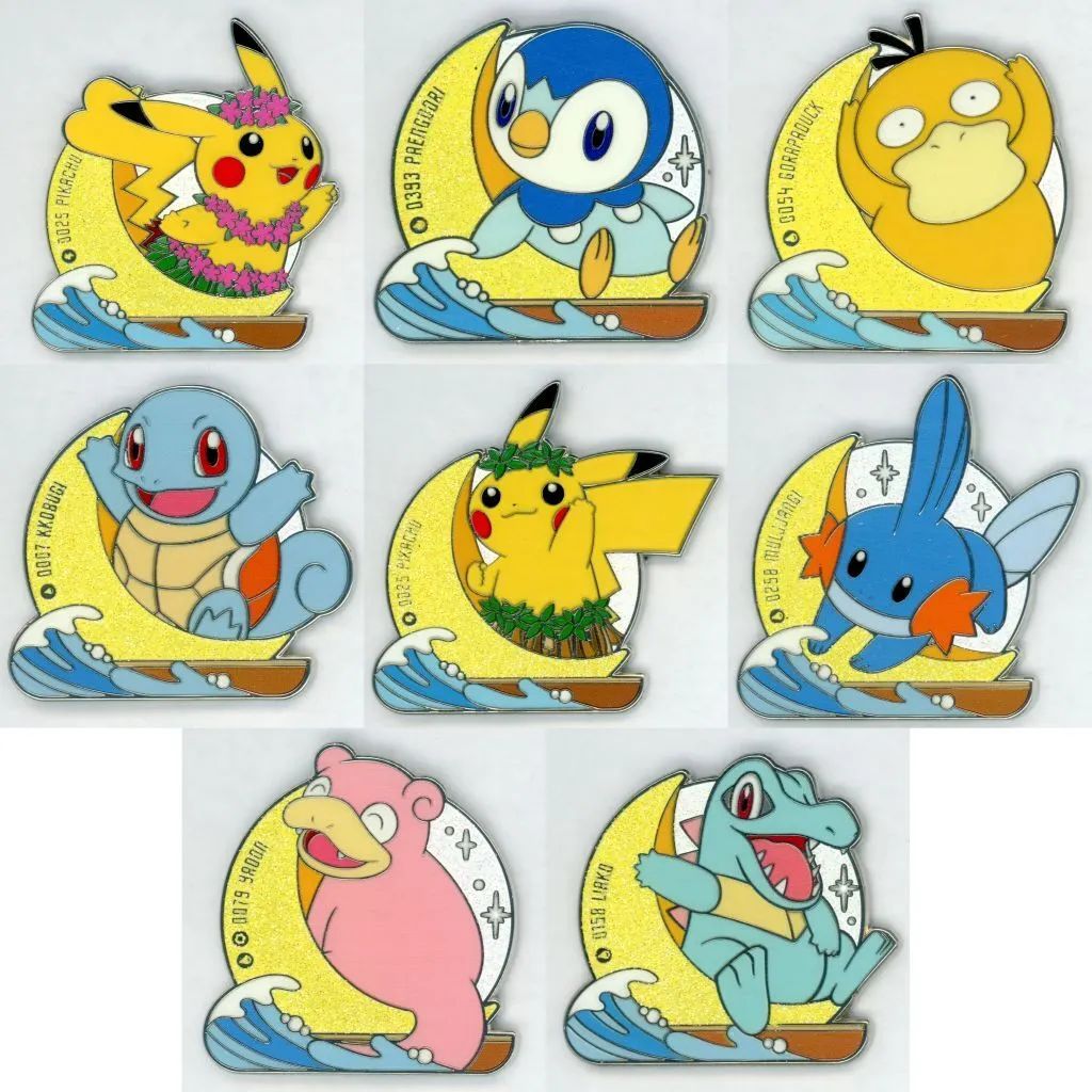 【中古】マグネット 全8種セット 「ポケットモンスター×ロッテワールド POKEMON WORLD ADVENTURE SUMMER FESTA マグネット」 韓国限定