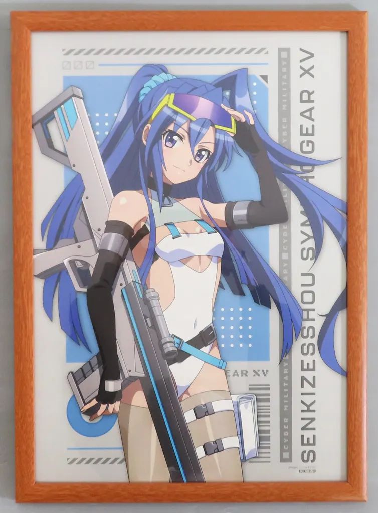 【中古】ポスター A3ポスター 風鳴翼 「戦姫絶唱シンフォギアXV POP UP SHOP(サイバーミリタリー)」 会場特典 抽選会 特賞 7,200円