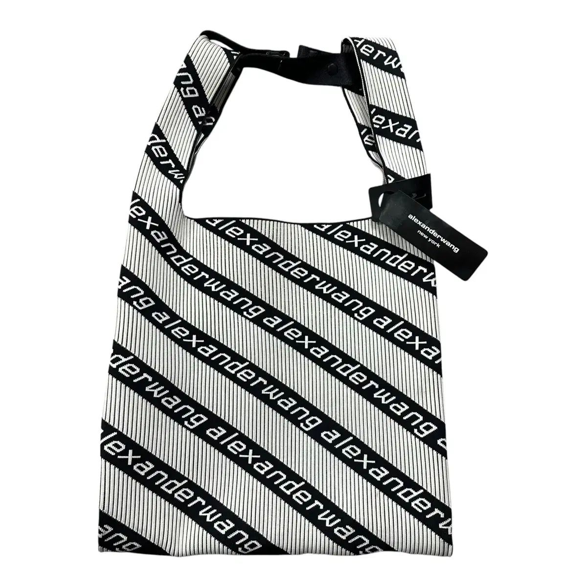 (即日配送) Alexander Wang アレキサンダーワング ジャカード ロゴ ショッパーバッグ