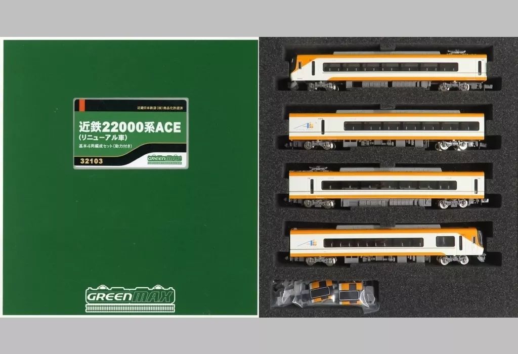 新品】鉄道模型 1/150 近鉄22000系ACE(リニューアル車) 基本4両編成