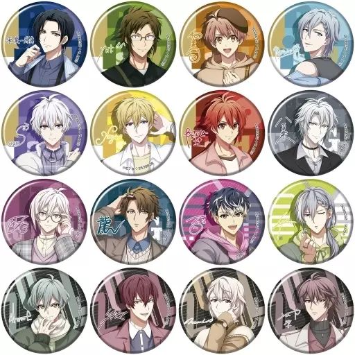 【中古】バッジ・ピンズ 全16種セット 「アイドリッシュセブン カプセル缶バッジコレクション～Autumn Collection～」